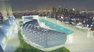 The slick new cabana concept, designed by Daly Genik.