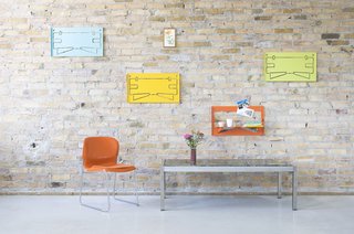 Piegato One shelves by Matthias Ries for MRDO products