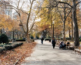 Rittenhouse Square, an idyllic, multi-block park dating to the late 17th century, is reliably populated with sunbathers and summer music festivals.
