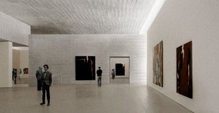 Eight Questions for Brad Cloepfil - Photo 1 of 3 - This rendering shows a gallery space of Allied Works Architecture Clyfford Still Museum set to open in Denver in 2011.