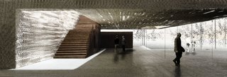 Eight Questions for Brad Cloepfil - Photo 2 of 3 - Cloepfil said that his idea for the Clyfford Still Museum in Denver is "that you're always going further and further in," as this stairwell will attest.