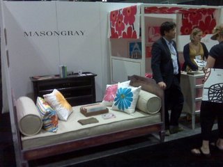 ducduc showcases their crib and dresser, as well as the new MasonGray line of kid's furniture. Photo by Robert Yang