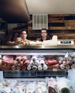 Hoagies' Heroes - Photo 2 of 13 - Casey Patten and David Mazza are most frequently found behind the counter of their Washington, DC, deli, Taylor Gourmet. When the friends and business partners aren’t slaving over chicken cutlets or slicing prosciutto, they take in the urban views from their respective apartments above the restaurant.