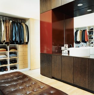 10 Modern Walk-In Closets - Photo 3 of 10 - Even in a tiny space, Sebastian Mariscal was able to include a roomy walk-in closet. It creates order in a space that has a high potential for disaster. 