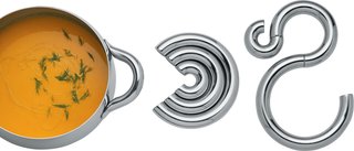 Alessi's Fall/Winter Collection - Photo 1 of 14 - Try it Trivet, by Dror Benshetrit for Alessi.<br><br>This three-piece magnetic trivet can be rearranged to form different stainless steel shapes that will protect your table from a hot pot.