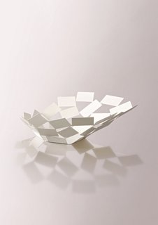 Alessi's Fall/Winter Collection - Photo 13 of 14 - La Stanza dello Scriocco bowl, by Mario Trimarchi for Alessi.<br><br>Capturing the fluid movement of cards caught in a gust of wind, this is a really lovely collection.