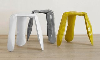 Live from London: Brompton District - Photo 1 of 4 - Oskar Zieta's Plopp stool inspired Miska Miller-Lovegrove to curate the Young Creative Poland show.