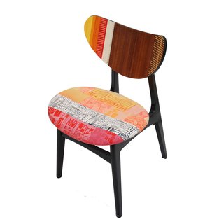 Live from London: Zoe Murphy - Photo 4 of 7 - A simple chair, re-covered and re-veneered.