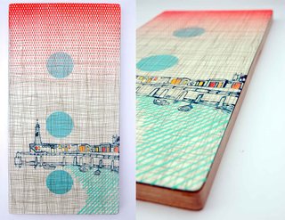 Live from London: Zoe Murphy - Photo 5 of 7 - Murphy prints images of seaside menus and Margate signage atop old pieces of Formica and wood.