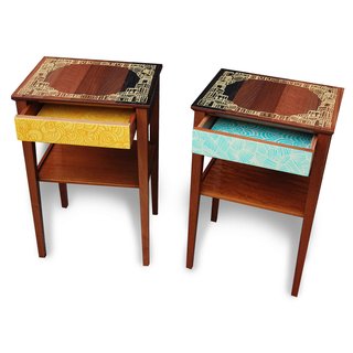 Live from London: Zoe Murphy - Photo 7 of 7 - A pair of re-tooled bedside tables.