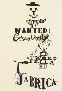 Poster designed by CalArts School of Art design faculty member Ed Fella.