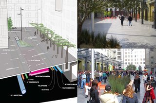 Young Guns: Best New Practices 2009 - Photo 9 of 22 - Mint Plaza in San Francsico, California, and other urban spaces designed by CMG Landscape Architecture, winner of the New Practices San Francisco 2009 competition.