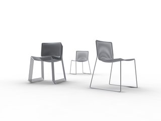 Moire Chair by KiBiSi. Designed in 2008 for the 8 House in Copenhagen. Concept. <br><br>Photo courtesy of KiBiSi