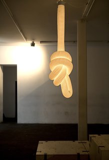 Knot pendant lamp by KiBiSi. Designed in 2005. Limited Edition.<br><br>Photo courtesy of KiBiSi