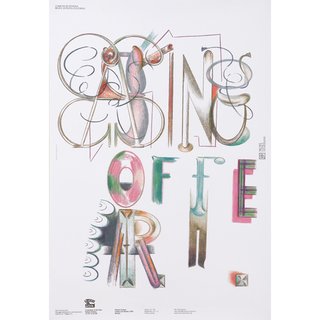 Poster designed by CalArts School of Art design faculty member Ed Fella.