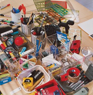 Aarnio’s tools of the trade.