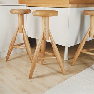The Rocket stool, Aarnio’s 2007 design for venerable Finnish producer Artek.