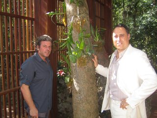Miami: Simpson Park Hammock - Photo 1 of 4 - Swiss landscape designer Enzo Enea (left) and vaunted Miami architect Chad Oppenheim (right) at the entrance of Simpson Park Hammock, a project on which they collaborated pro bono.