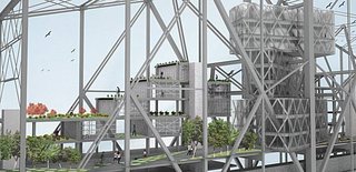 Friday Finds 1.15.10 - Photo 4 of 5 - UC Berkeley student David Dana's design includes community gardens, housing and a nine-story hotel. Image courtesy SFgate.com