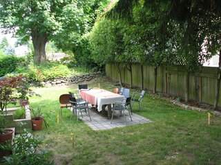 Bedroom Addition in Seattle - Photo 8 of 16 - A view of the yard before the renovation.