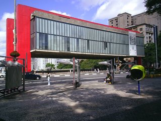Bo Bardi’s best-known building, the concrete-and-glass Art Museum of São Paulo, supported only by its exterior columns and elevated above street level. Bo Bardi noted of the structure, which was built in 1968: "I feel that in the São Paulo Art Museum I eliminated all the cultural snobbery so dearly beloved by the intellectuals (and today’s architects), opting for direct, raw solutions."