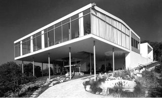 The Glass House, shortly after it was built in 1951 as the home of Bo Bardi and her husband, Pietro Maria Bardi. "The Glass House has to be ranked as a major theme of modern architecture," wrote Gio Ponti of the building in 1953. Image courtesy Acervo Instituto.