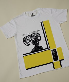 SFMOMA x Gap: Artists' T-Shirts - Photo 9 of 9 - Kerry James Marshall's shirt offers the broadest swath of color, as well as a declaration that "This is Modern."