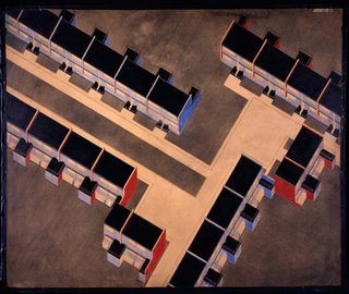 Final Weekend: Bauhaus at MoMA - Photo 1 of 16 - Torten housing estate isometric drawing by Walter Gropius. Image courtesy the Museum of Modern Art.