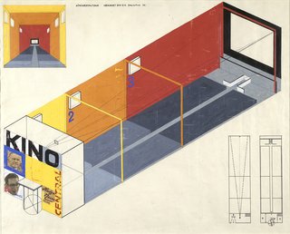 Final Weekend: Bauhaus at MoMA - Photo 10 of 16 - Design for a cinema by Herbert Bayer. Image courtesy the Museum of Modern Art.