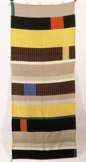 Final Weekend: Bauhaus at MoMA - Photo 12 of 16 - Wall hanging by Anni Albers. Image courtesy of the Museum of Modern Art.