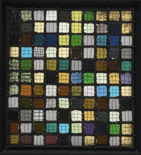 Final Weekend: Bauhaus at MoMA - Photo 15 of 16 - Gitterbild by Josef Albers. Image courtesy the Museum of Modern Art.