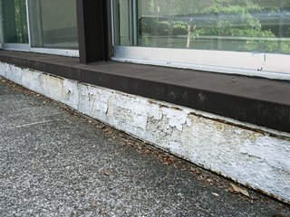 Facade of home before renovation.