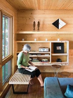 Campbells' Coup - Photo 7 of 12 - The day-lit corner of the living room creates a nice nook for reading.
