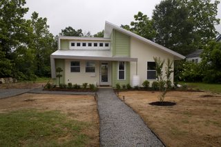 The newly completed home. Photo courtesy of Jared Boudreaux and Tim Hayes.