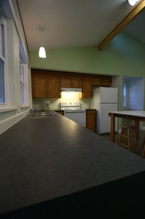 Many of the points accrued to reach LEED silver status were acquired by installing Energy Star products, especially in the kitchen. Photo courtesy of Jared Boudreaux and Tim Hayes.