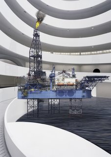 The Guggenheim Fills the Void - Photo 2 of 21 - Untitled (2009) by Josephine Meckseper. On display at the Guggenheim Museum February 12 through April 28, 2010, as part of the exhibit Contemplating the Void: Interventions in the Guggenheim Museum.