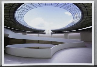 The Guggenheim Fills the Void - Photo 4 of 21 - New Roof, Berlin Olympic Stadium (2009) by Paul Pfeiffer. On display at the Guggenheim Museum February 12 through April 28, 2010, as part of the exhibit Contemplating the Void: Interventions in the Guggenheim Museum.
