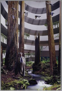 The Guggenheim Fills the Void - Photo 9 of 21 - FLW in His Element (2009) by Saunders Architecture. On display at the Guggenheim Museum February 12 through April 28, 2010, as part of the exhibit Contemplating the Void: Interventions in the Guggenheim Museum.