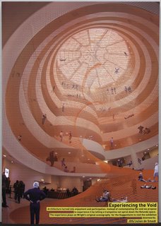 The Guggenheim Fills the Void - Photo 15 of 21 - Experiencing the Void (2009) by Julien De Smedt Architects. On display at the Guggenheim Museum February 12 through April 28, 2010, as part of the exhibit Contemplating the Void: Interventions in the Guggenheim Museum.