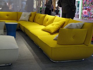 Stockholm Furniture Fair 2010 - Photo 8 of 22 - The Dunder sofa by Blå Station, as glimpsed on the showroom floor of the 2010 Stockholm Furniture Fair.