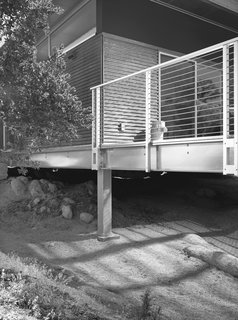 Small "Hybrid Prefab" Home in the Desert - Photo 5 of 10 - The secret sauce for the Blue Sky Home is its framing system, which resists twisting and bending and won’t rust.