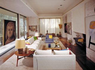Architect John Black Lee’s Day House, in New Canaan, Connecticut, 1966. "After Calder built a new studio and home near Sache, France, he sent me a postcard that read: ‘We have a new shack. We’ll be seeing you.’I took it as an invitation and went to visit in 1964."