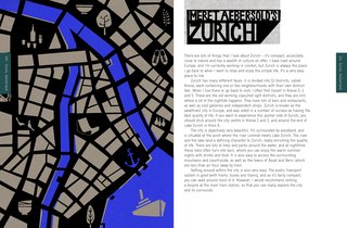 Meret Aebersold waxes lyrical about one of his favorite cities, Zurich, Switzerland.