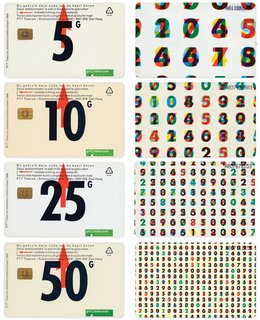 A series of Dutch telephone cards.