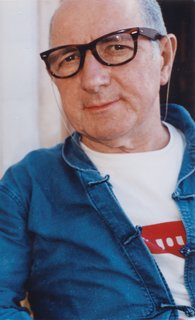 Martens in his famous blue coat.