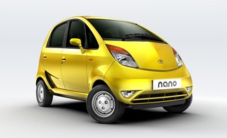 Tato Nano, developed by Tata Motors. On display February 18 through April 25, 2010, at the Cooper-Hewitt, National Design Museum, as part of the Quicktake exhibit. Photo courtesy Tata Motors.