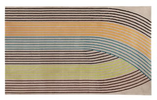 Pierre Charpin designed two lined rugs for Ligne Roset this year, each hand-tufted 100% New Zealand wool, and each balancing a repeating geometric design with a hint of intrigue.