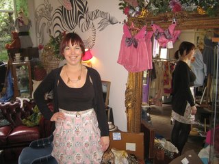 It was a rather cheery morning indeed as I popped in on Fleur Mackintosh and her vintage clothing and custom tailoring boutique, Godiva.