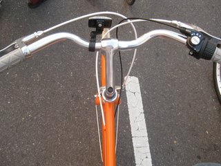Just after turning onto 34th street, Heather and I traded bikes (I had a sweet rental Panasonic bike from The Hub Station). The rest of the ride was smooth sailing on this new Public D.