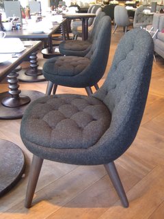 I rather liked these Harris tweed-covered chairs by Graven Images at the Blythswood Hotel.
